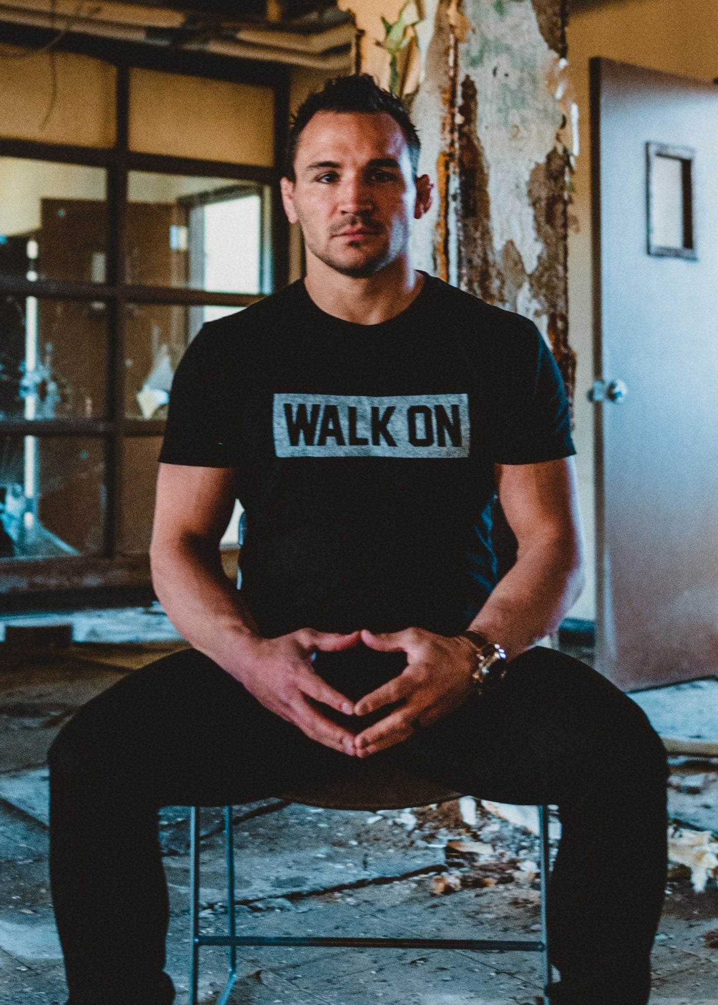 Walk On Collegiate Black Classic T-Shirt