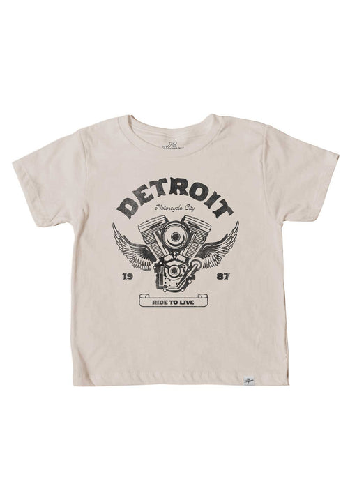 Detroit Engine Kid's Natural T-Shirt