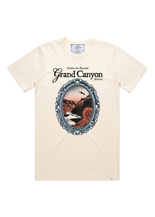 Explore the Grand Canyon Men's Antique White Heavyweight T-Shirt alternate view