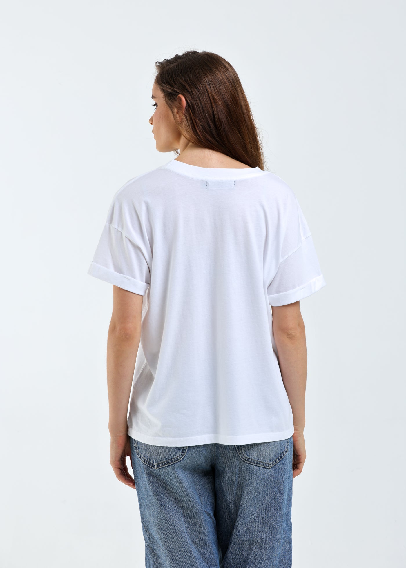 Gemini Cosmic Zodiac Vintage White Boyfriend Tee