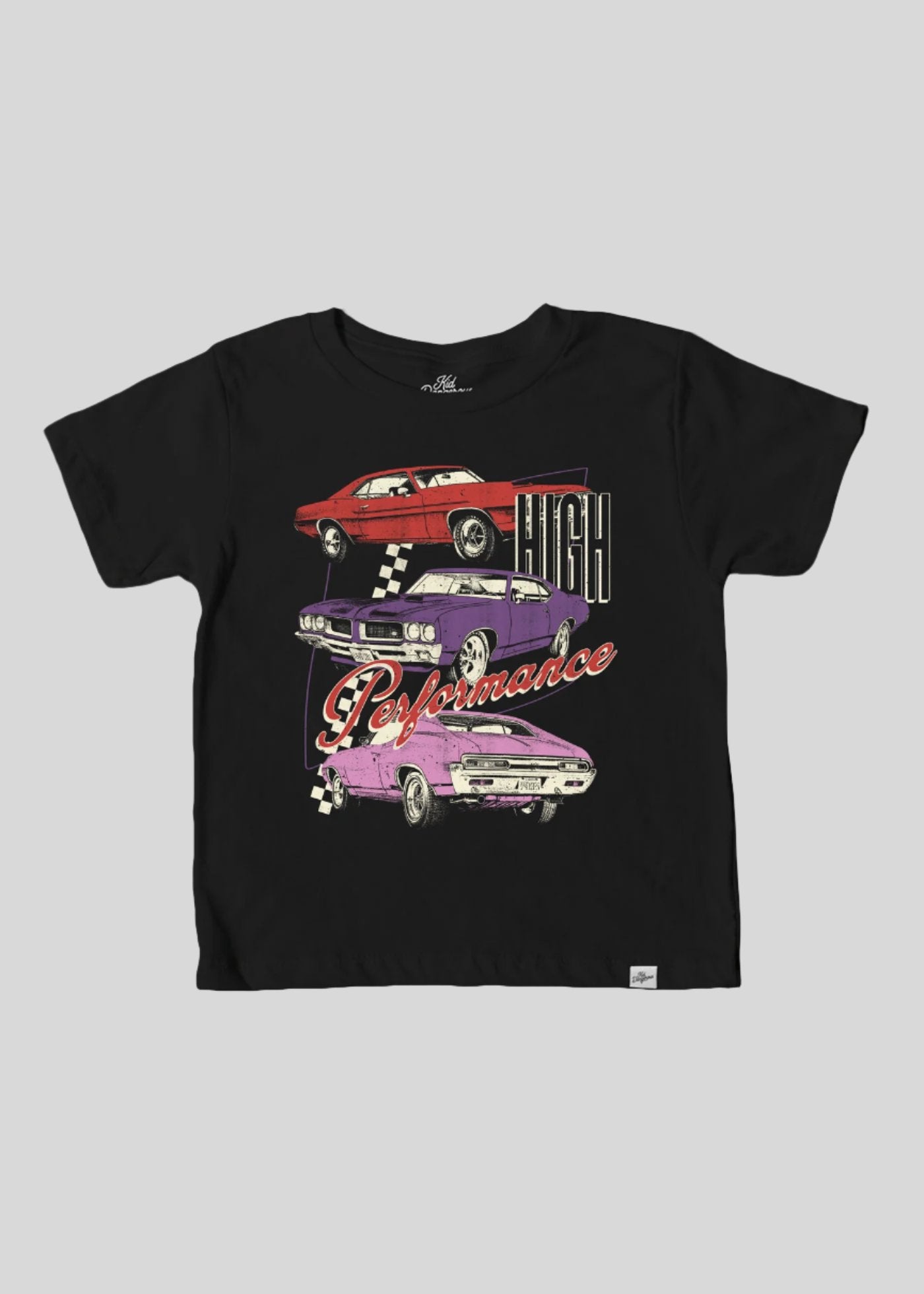 High Performance Kid's Black T-Shirt