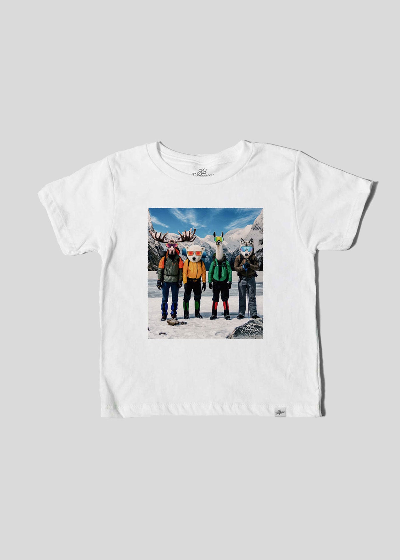 Hiking Homies Kid's White T-Shirt