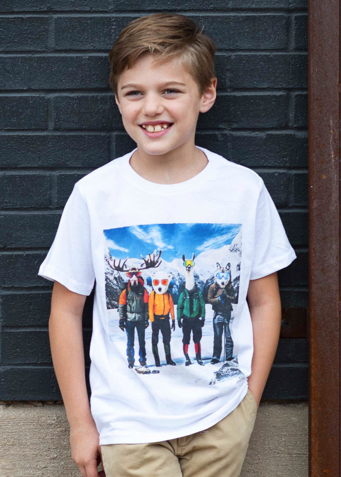 Hiking Homies Kid's White T-Shirt