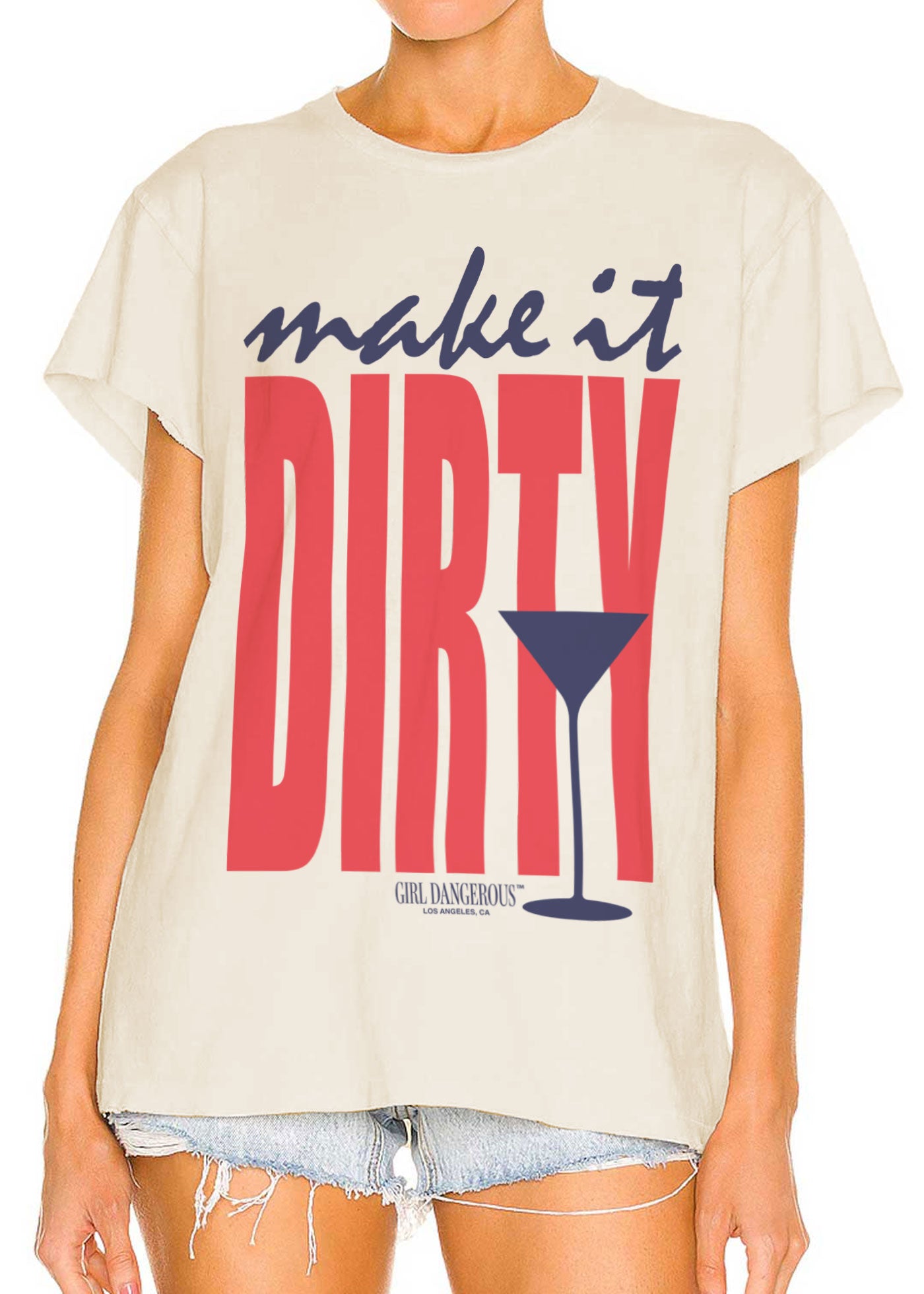 Make It Dirty Natural Vintage Tee