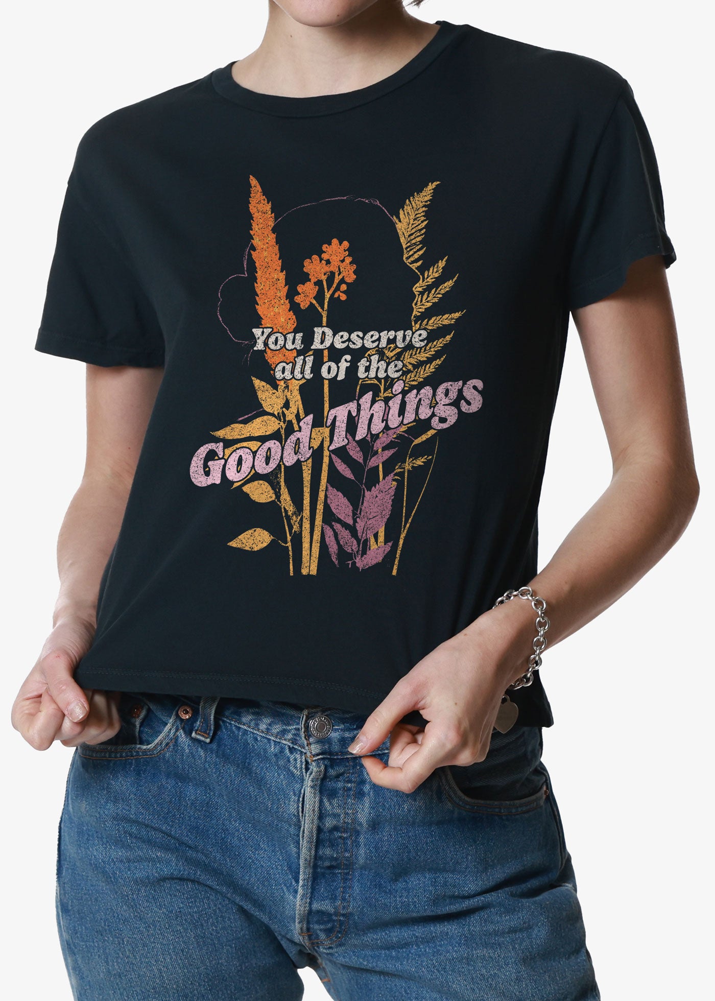 Good Things Faded Black Classic Tee