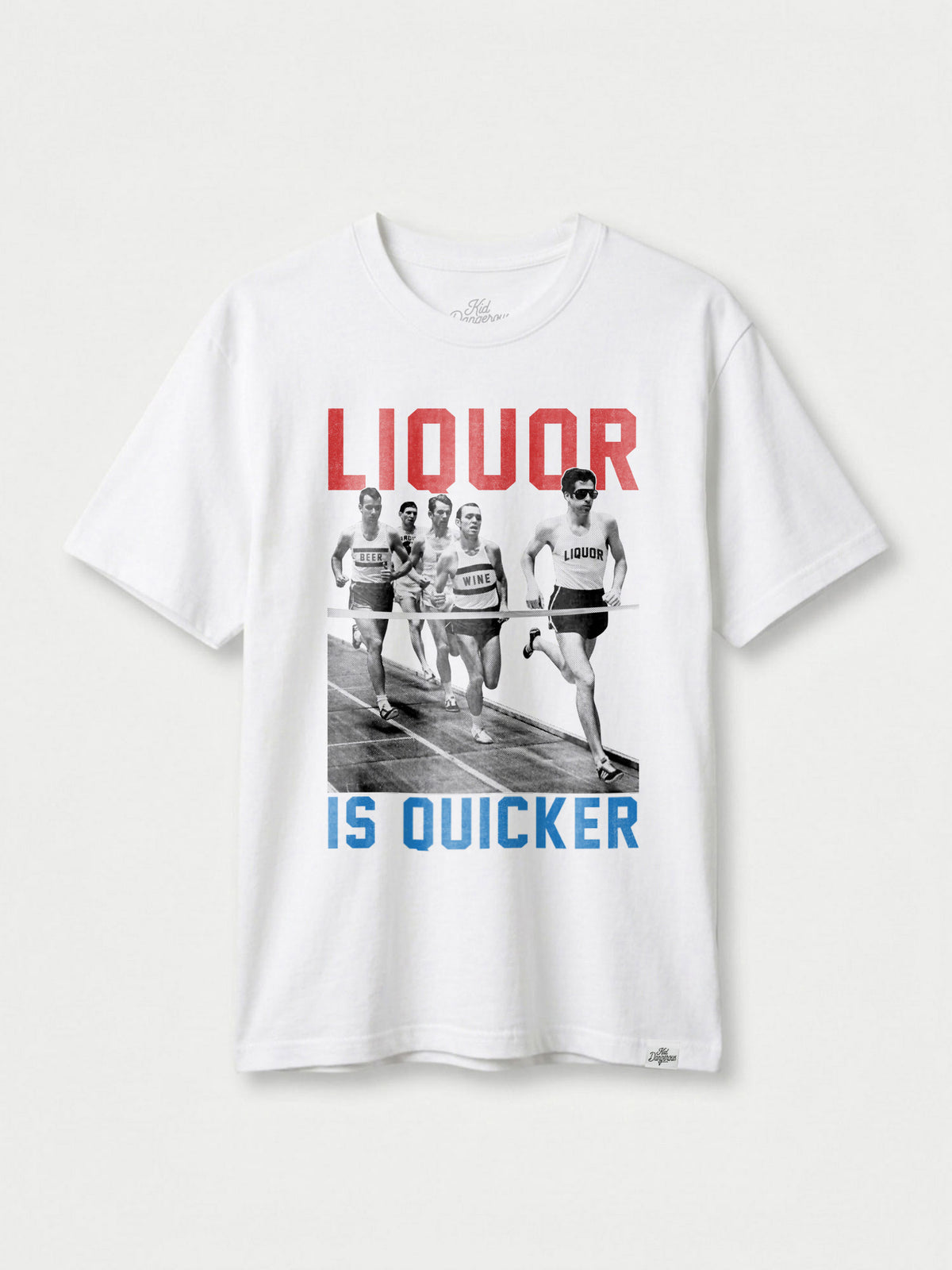 Liquor is Quicker Vintage White Pigment Dyed Heavyweight Tee