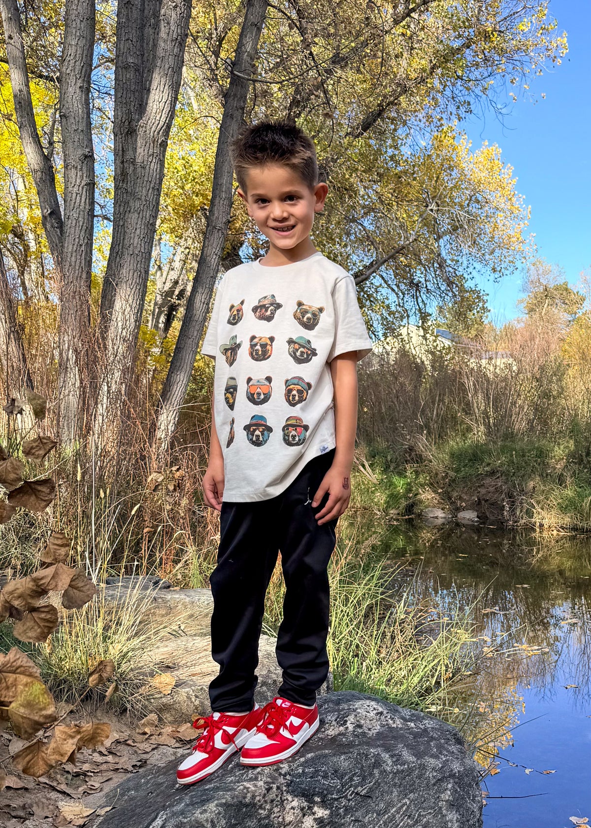 Grizzlies Kid's Natural T-Shirt