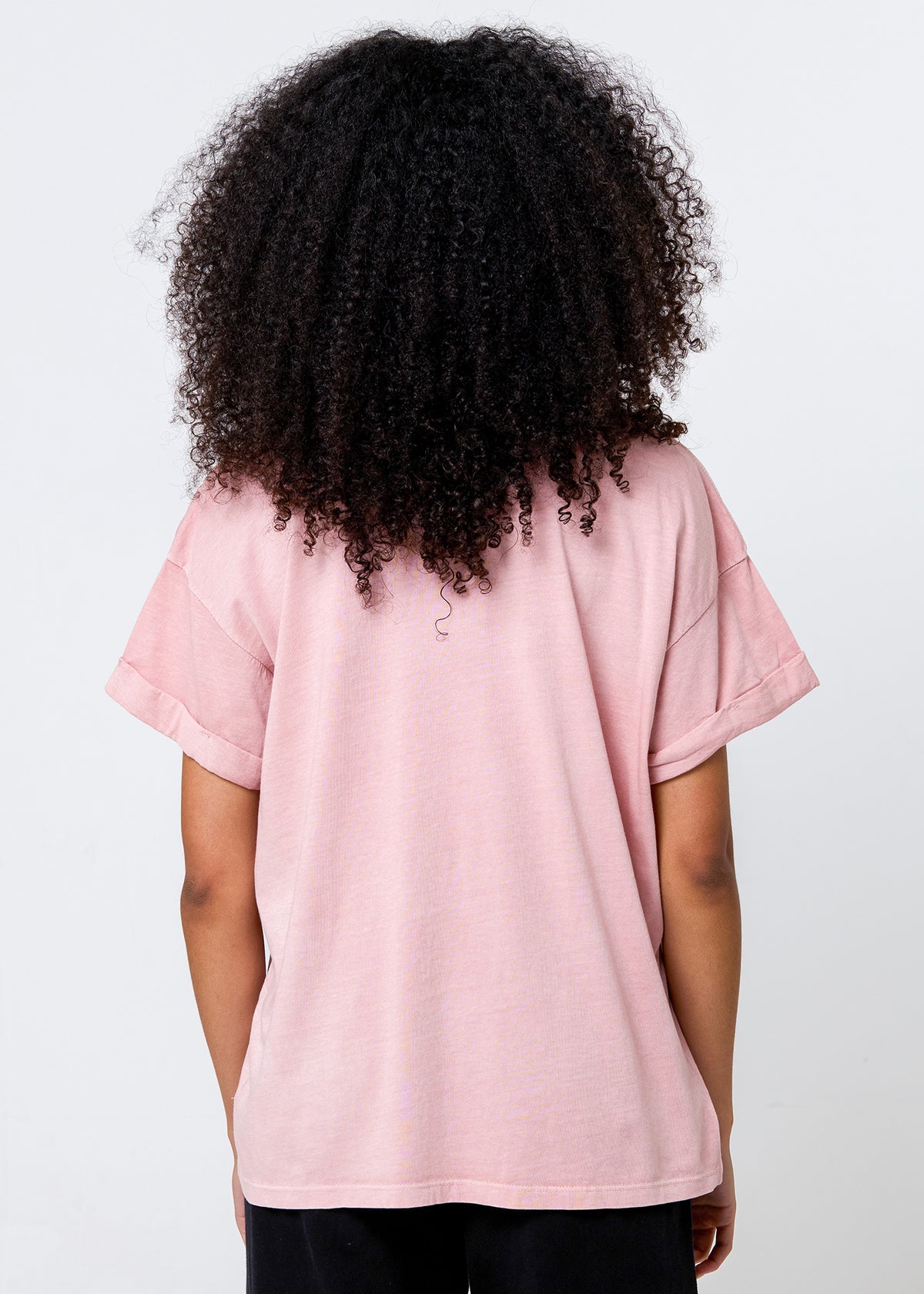 Meowdy Dusty Pink Boyfriend Tee