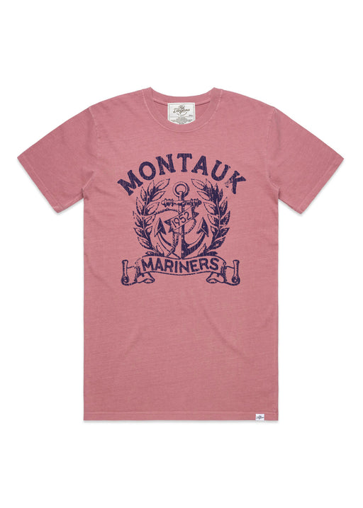 Montauk Mariners Men's Faded Wine T-Shirt alternate view