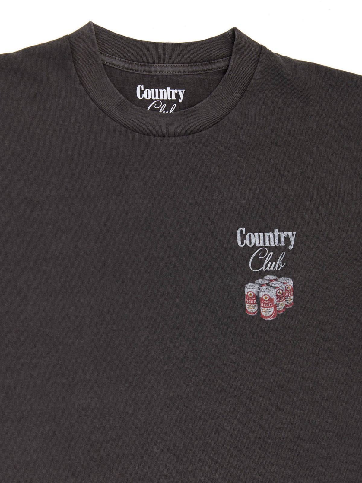 Party of Six Vintage Black Pigment Dyed Heavyweight Tee