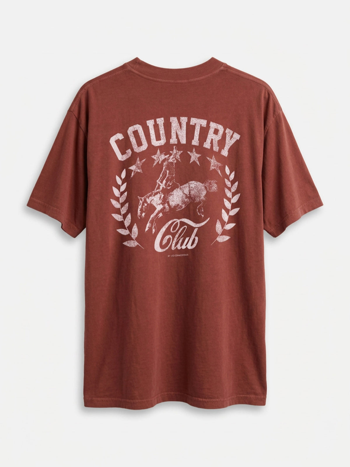 Rider Rust Pigment Dyed Heavyweight Tee