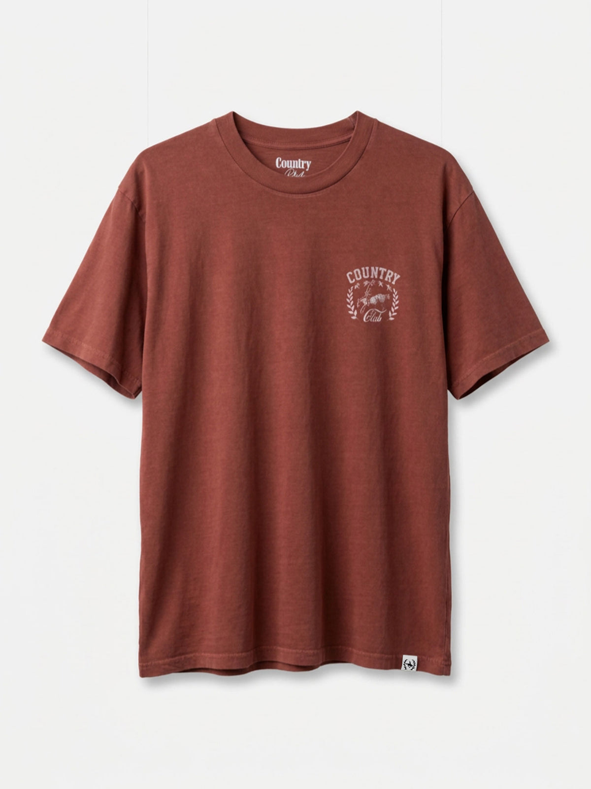 Rider Rust Pigment Dyed Heavyweight Tee