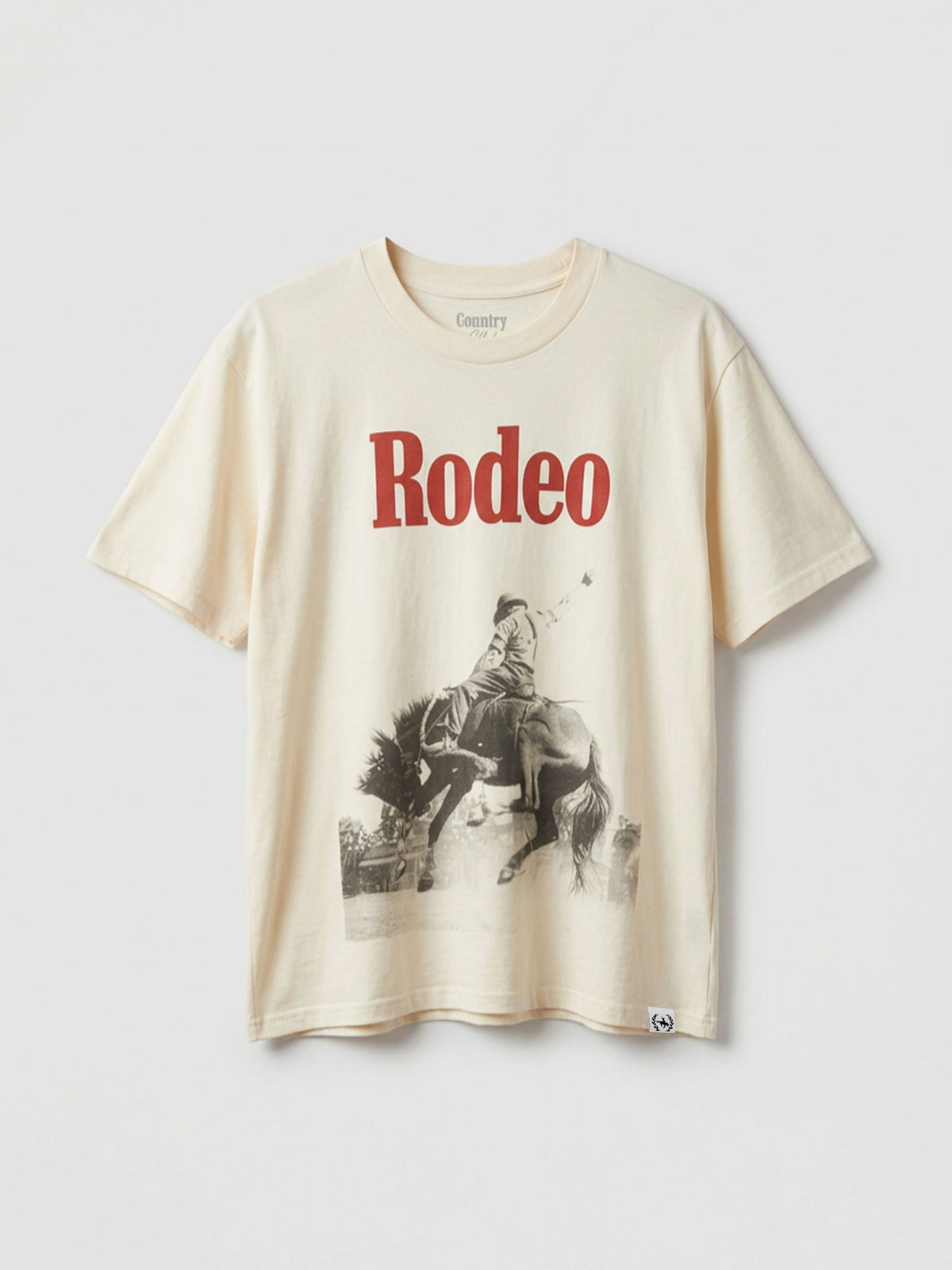 Rodeo Off White Pigment Dyed Heavyweight Tee
