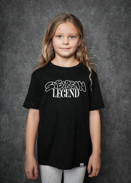 Suburban Legend Kid's Black T-Shirt