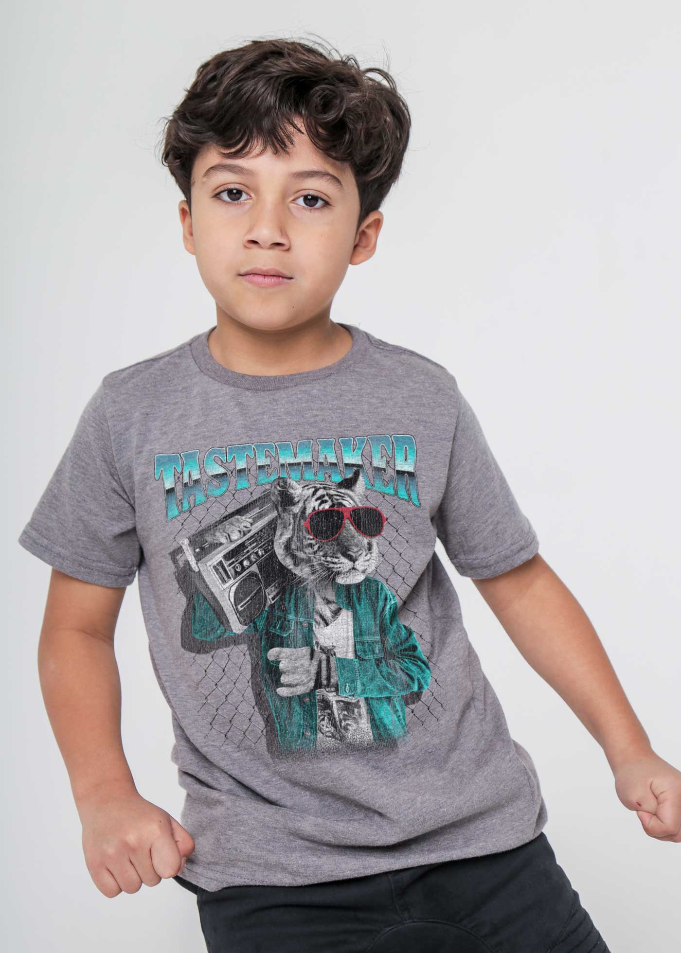 Tastemaker Kid's Heather Grey T-Shirt