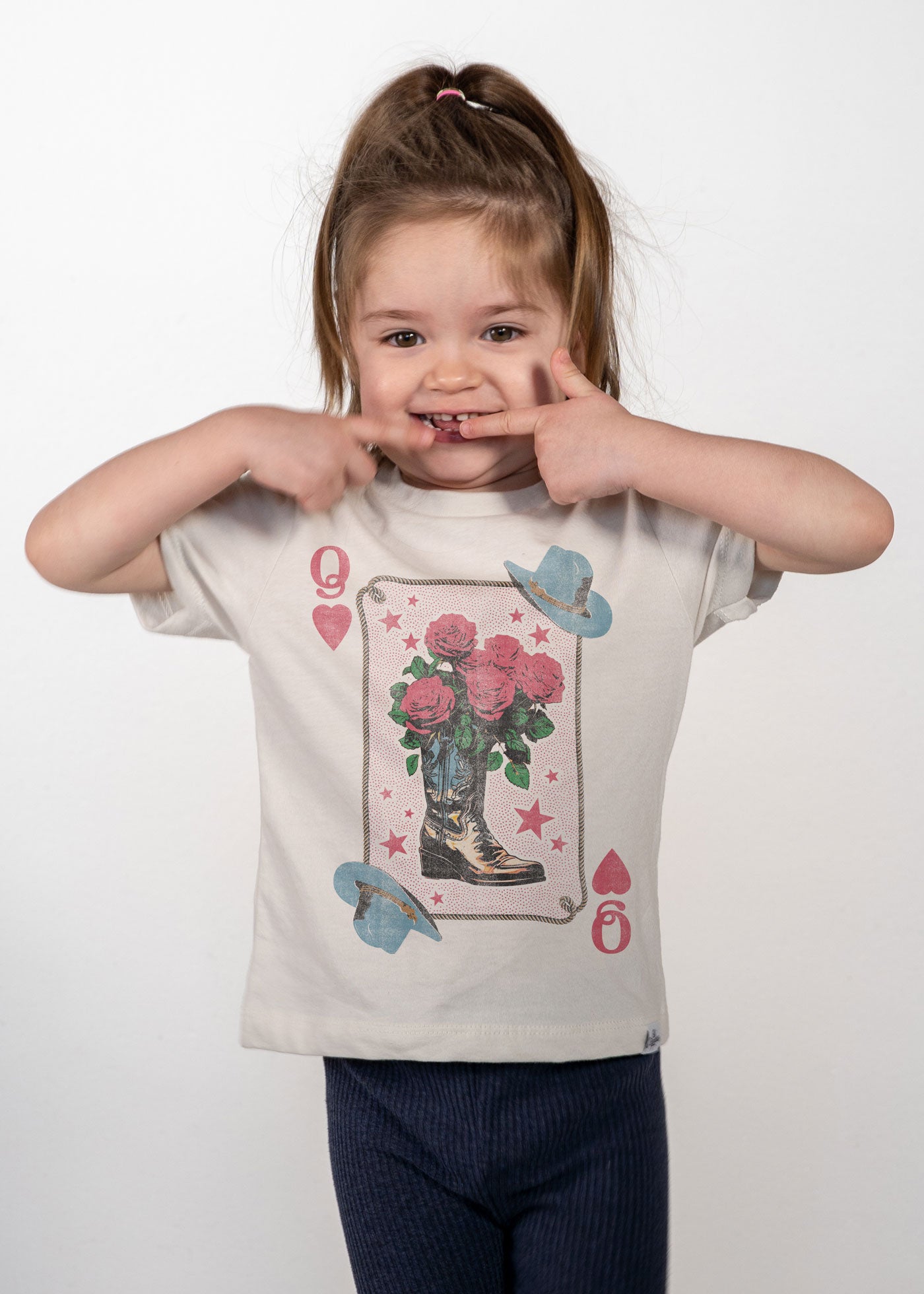 Western Card Kid's Natural T-Shirt