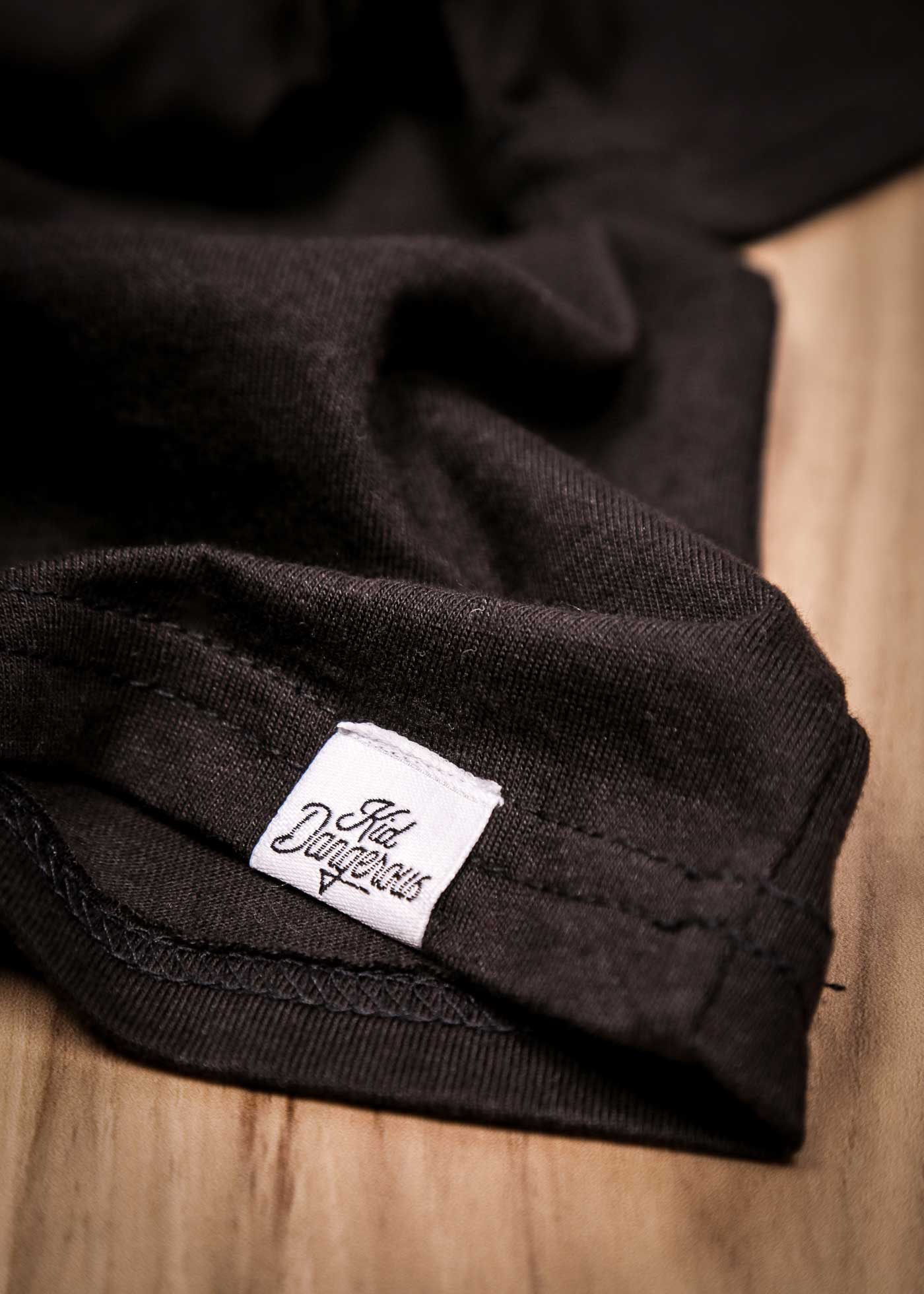 Shark Pizza Kid's Black T-Shirt