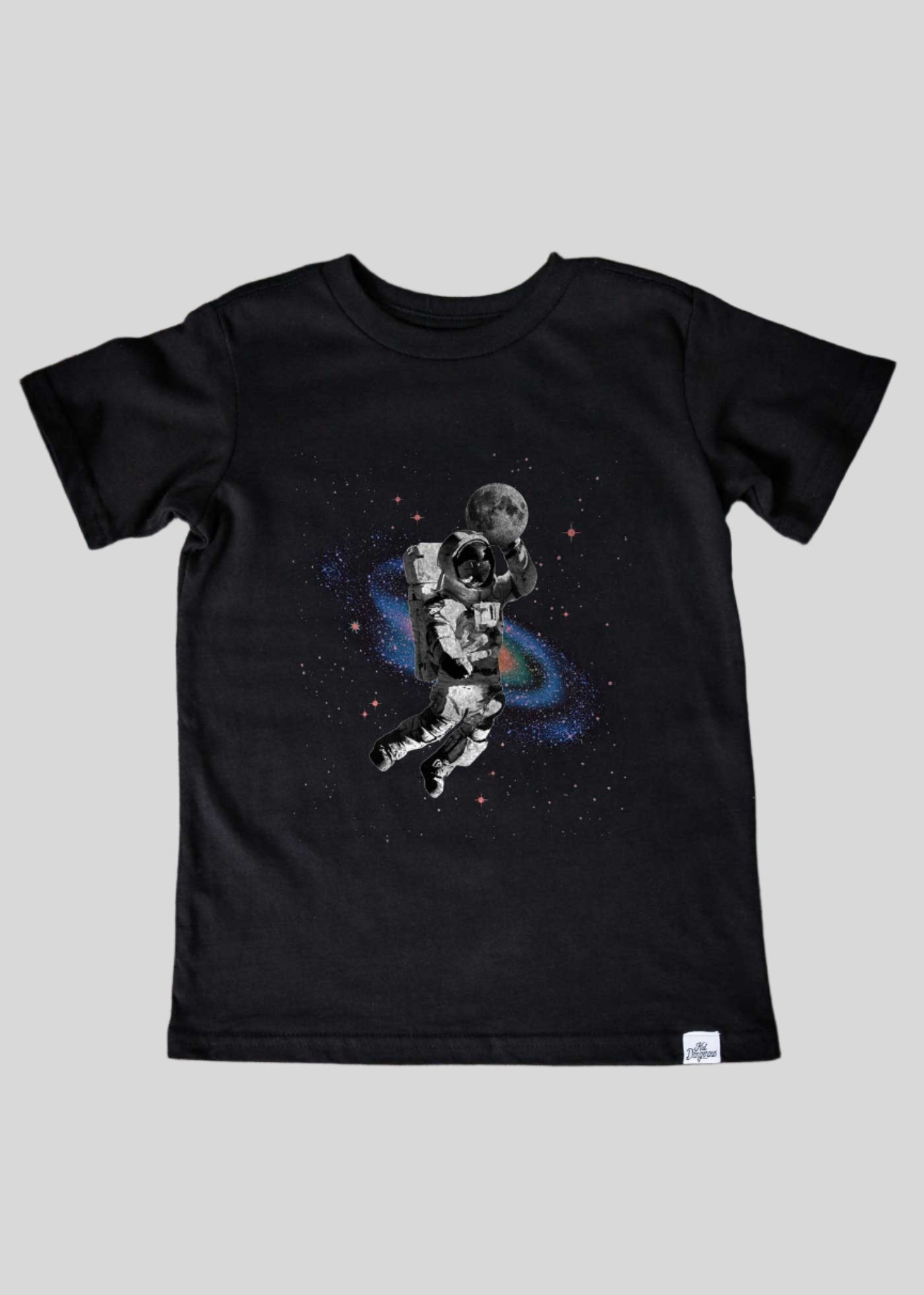 Astro Ball Kid's Black T-Shirt