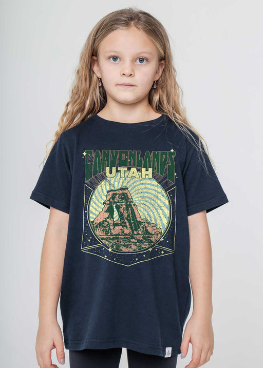 Canyonlands Tour Kid's Navy T-Shirt