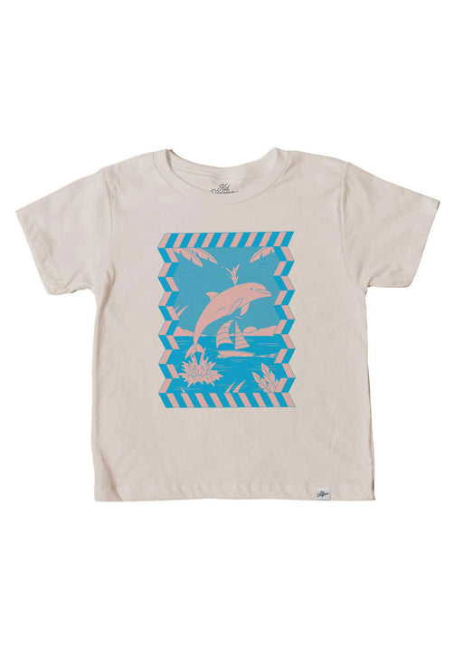 Dolphin Bay Kid's Natural T-Shirt alternate view