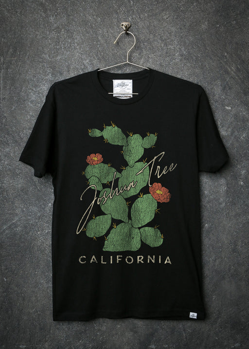Joshua Tree Cactus Men's Black Classic T-Shirt