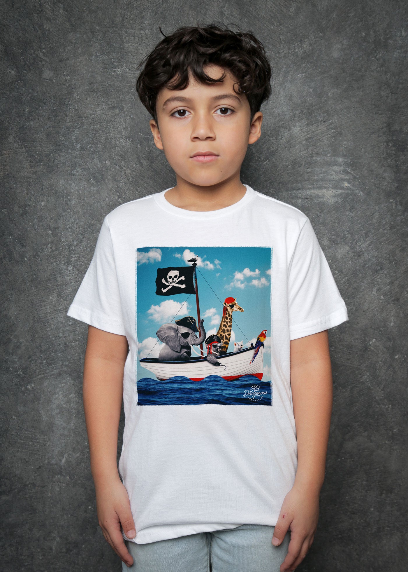 Pirates Kid's White T-Shirt