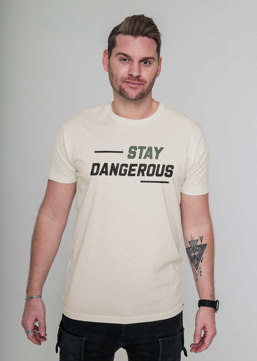 Stay Dangerous Streaks Antique White Classic T-Shirt