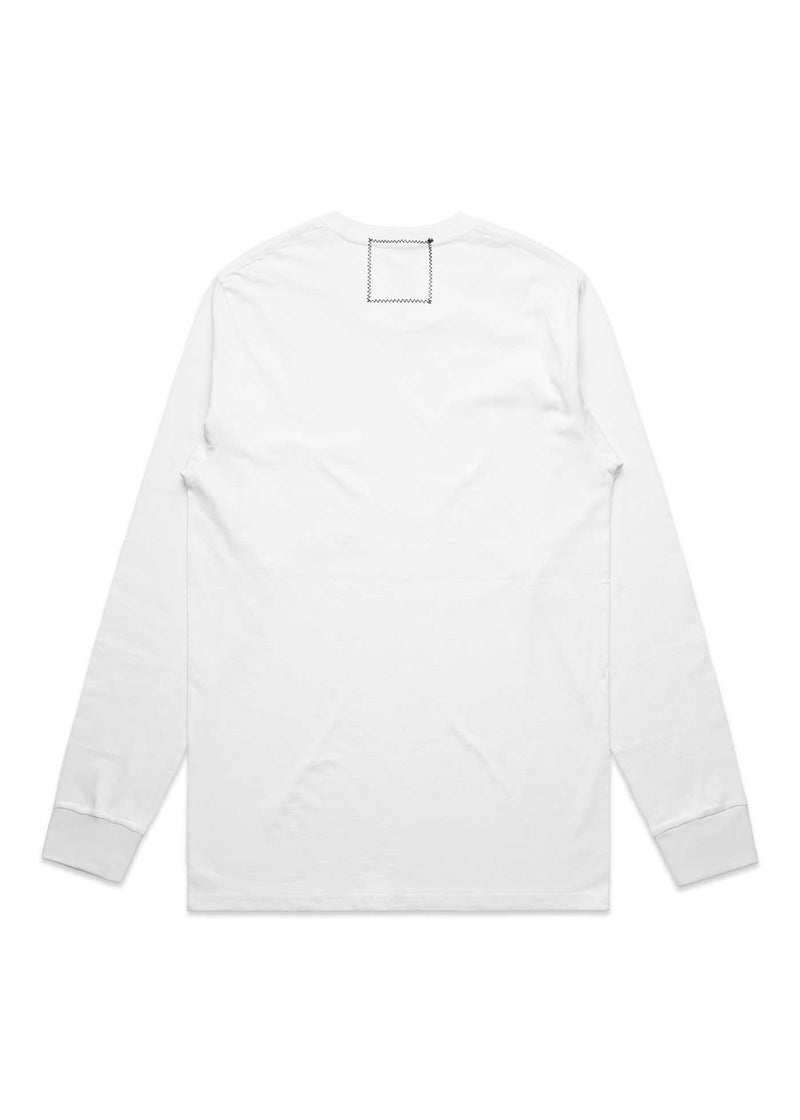White Re-cut Heavy Long Sleeve T-shirt