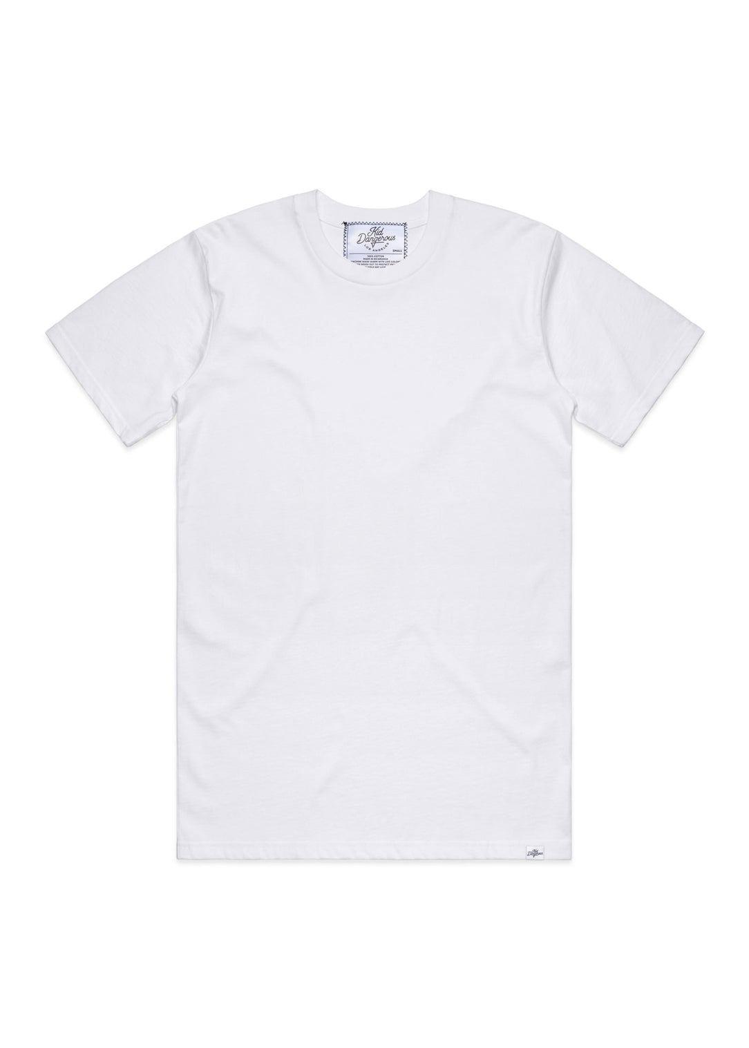 Soho Moto Men's White Heavyweight T-Shirt — Kid Dangerous
