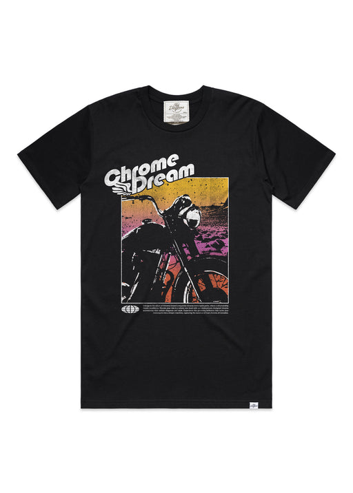 Chrome Dream Men's Black Heavyweight T-Shirt