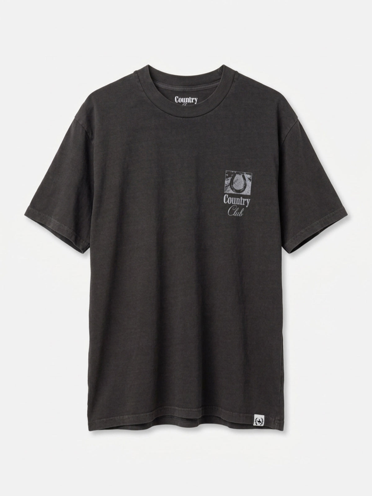 Cowboy Vintage Black Pigment Dyed Heavyweight Tee