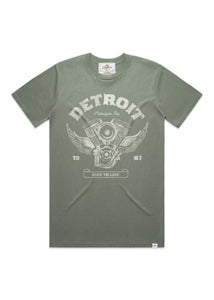 Detroit Engine Men's Cypress Heavyweight T-Shirt