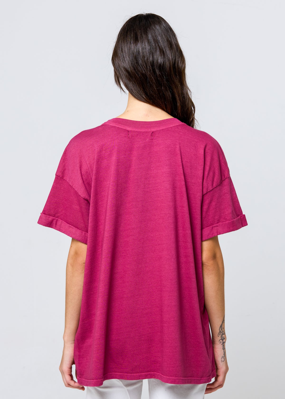 Flower Market Dusty Rose Boyfriend Tee