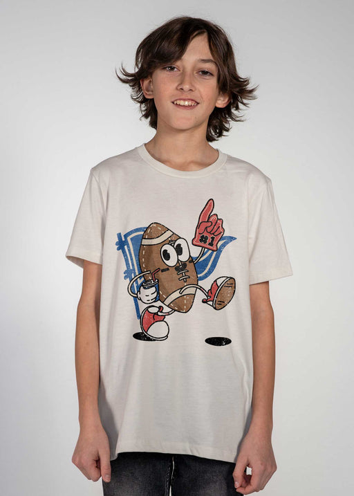Football Dude Kid's Natural T-Shirt