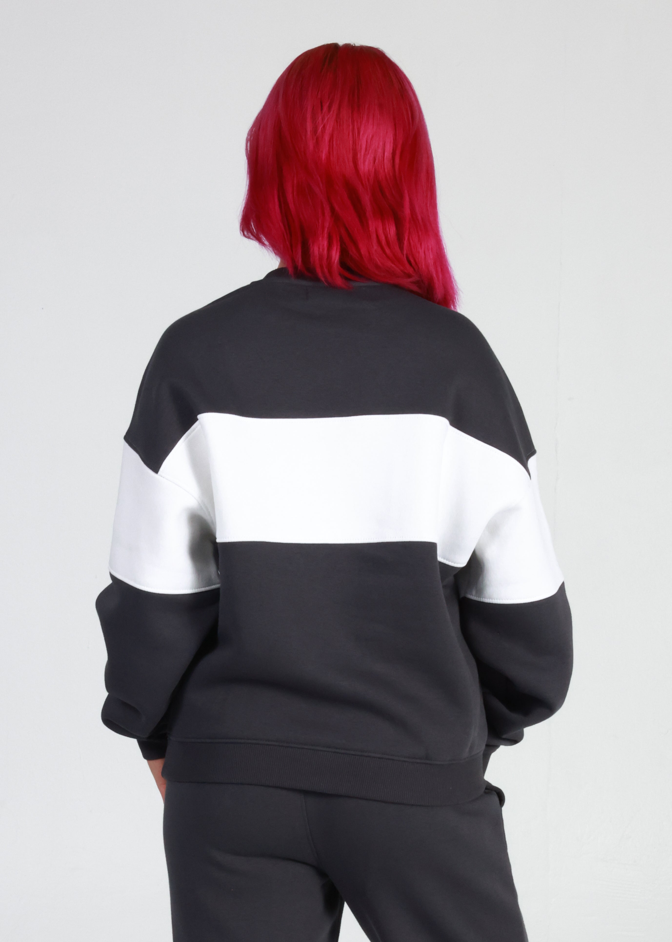 Girl Dangerous Sailing Club Navy Oversized Crewneck Sweatshirt