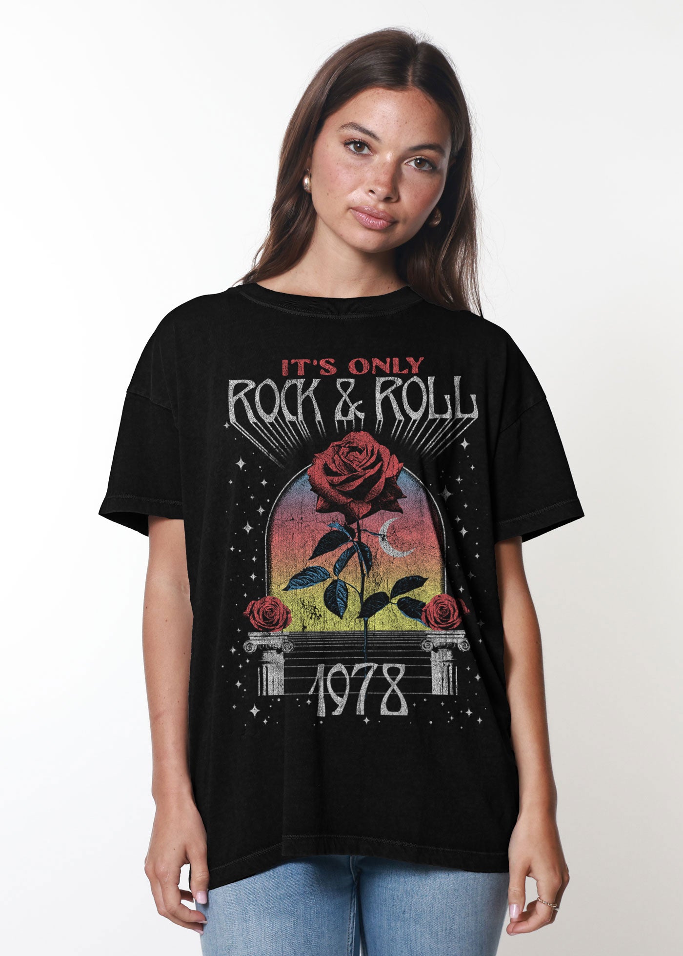 It's Only Rock & Roll Black Everyday Tee