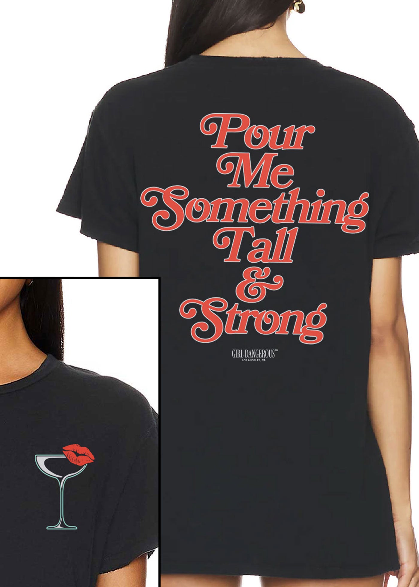 Tall & Strong Faded Black Vintage Tee