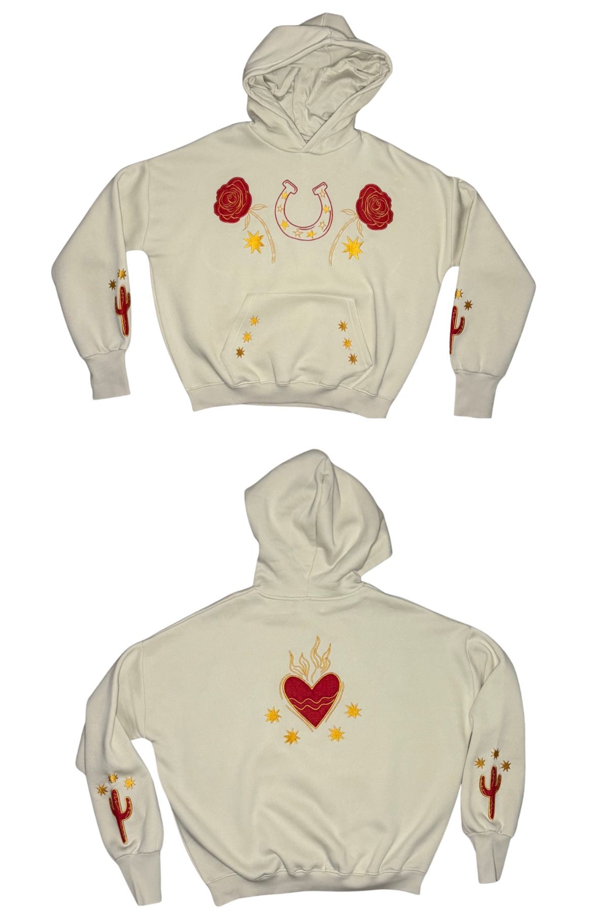 Nudie Suit Bone Oversized Hoodie