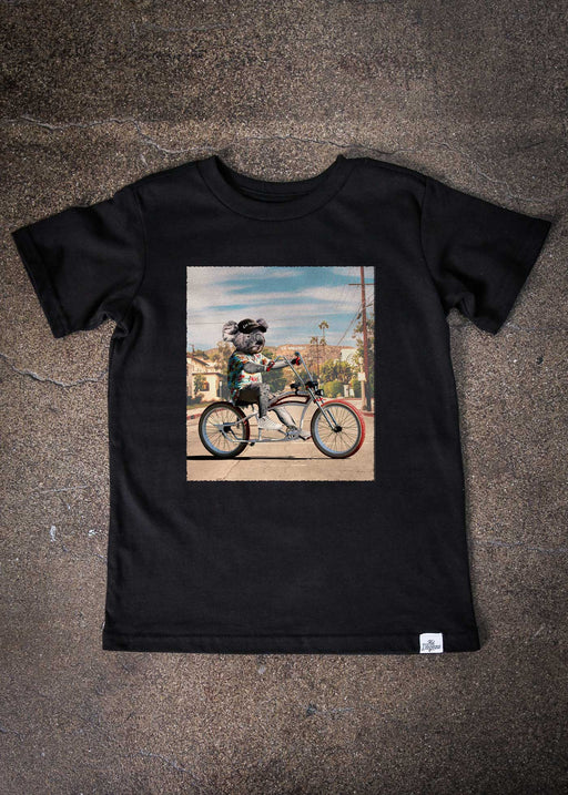 Lo Rider Kid's Black T-Shirt