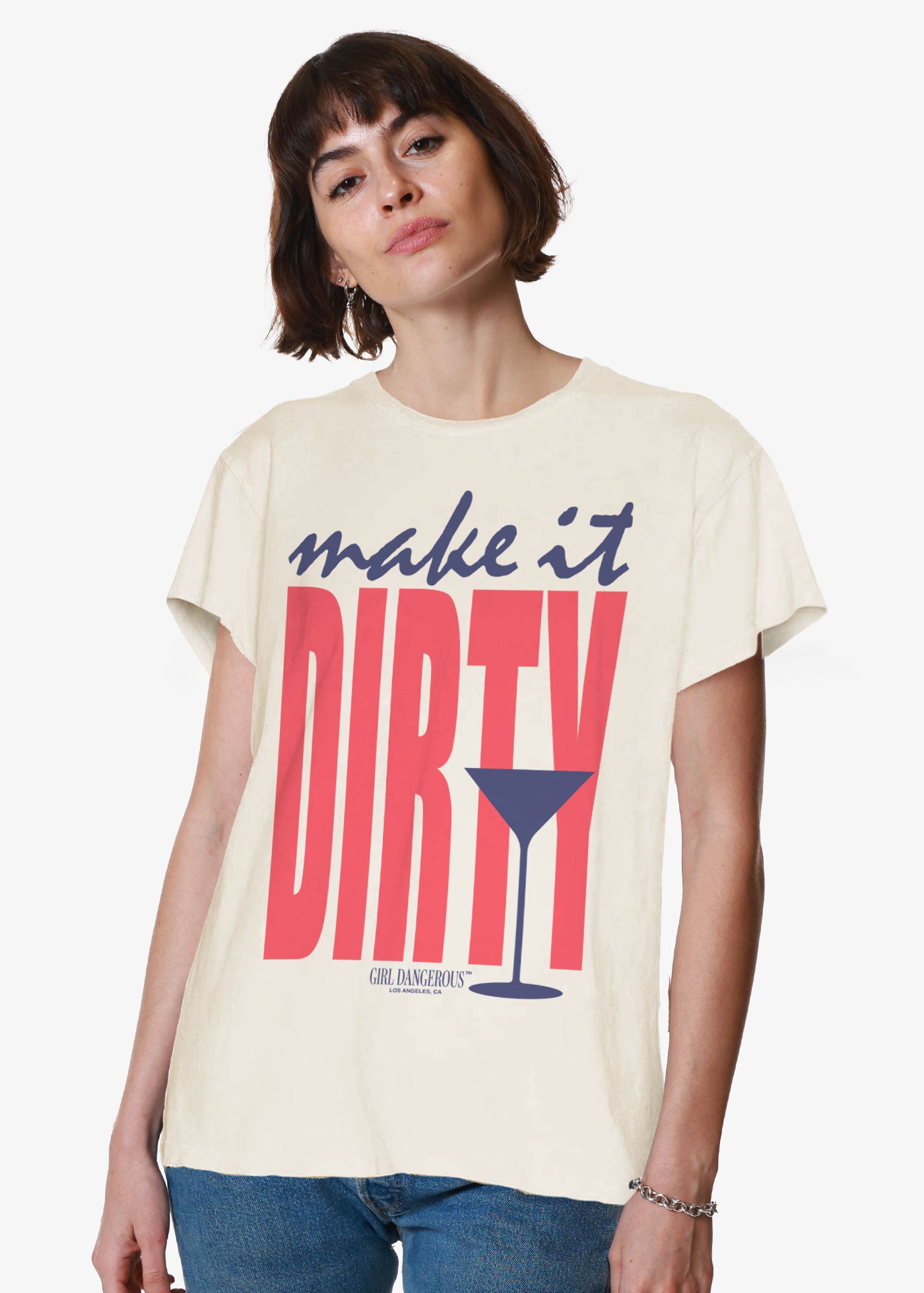 Make It Dirty Natural Vintage Tee