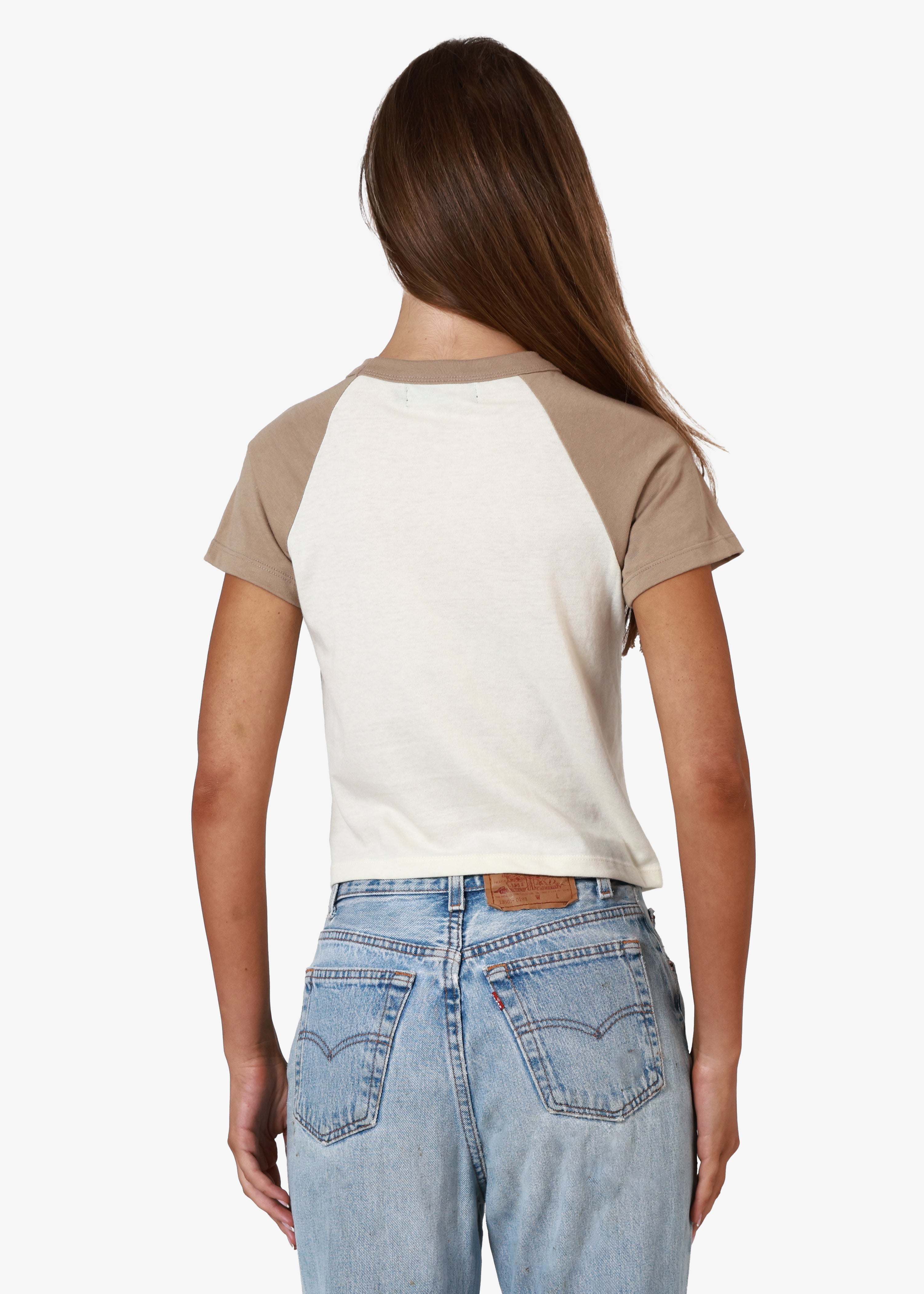 Margarita Liquid Sunshine Bone & Mocha Baby Raglan Tee