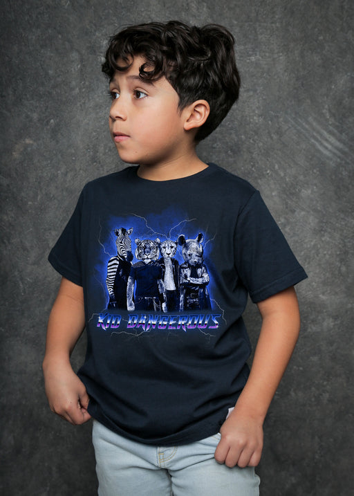 Metal Band Kid's Navy T-Shirt alternate view