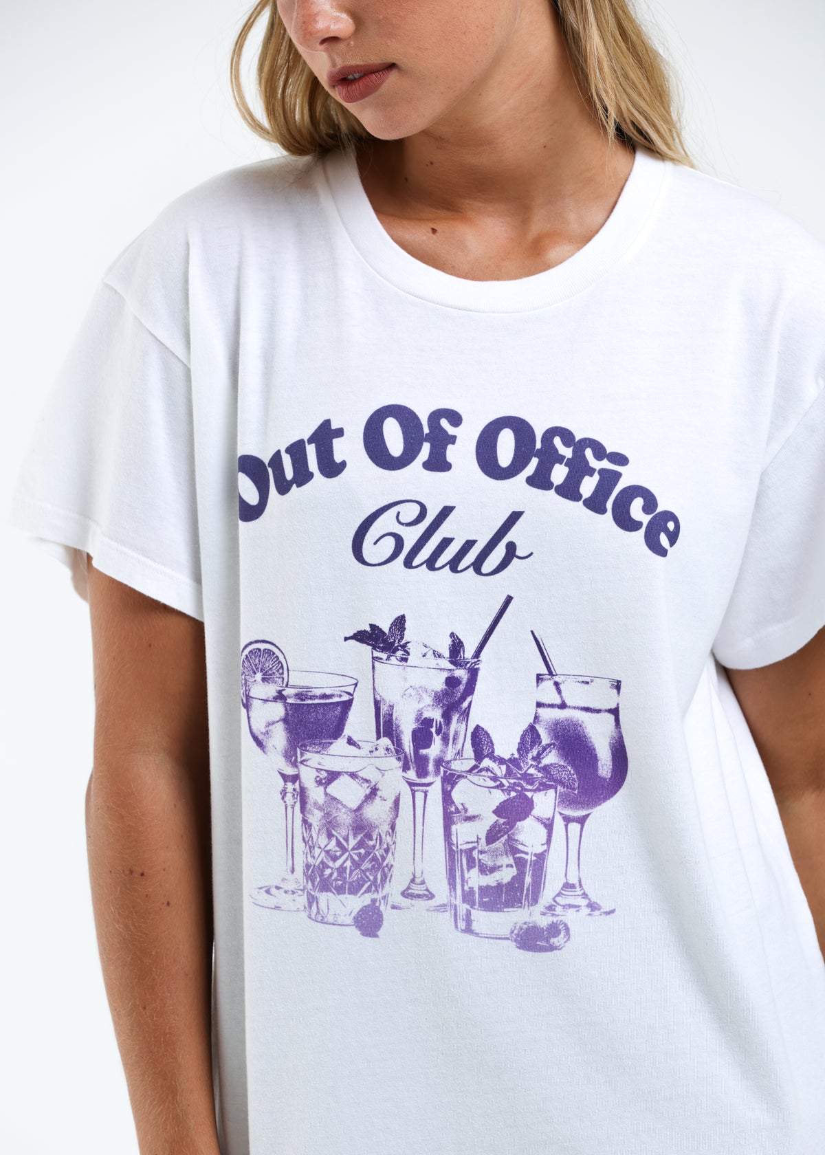 Out Of Office Club Vintage White Vintage Tee