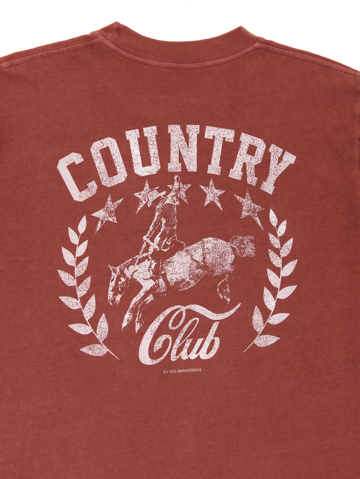 Rider Rust Pigment Dyed Heavyweight Tee