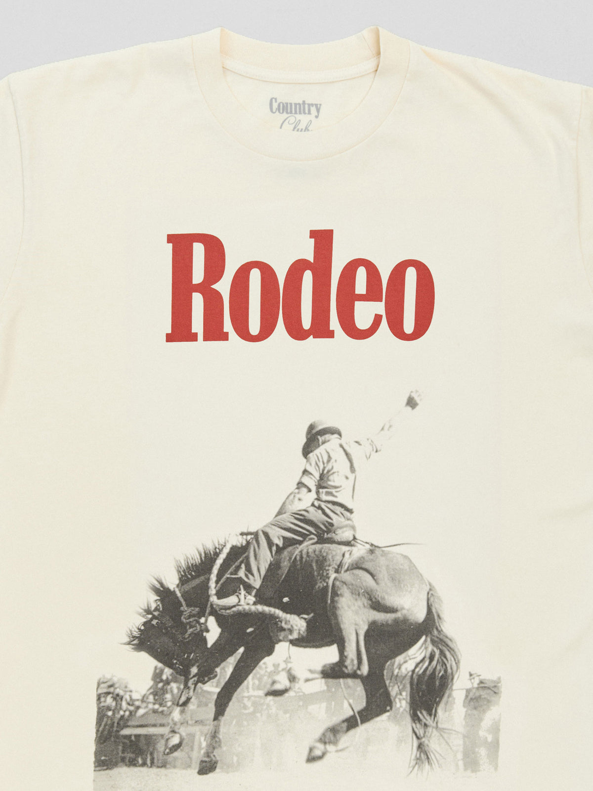 Rodeo Off White Pigment Dyed Heavyweight Tee