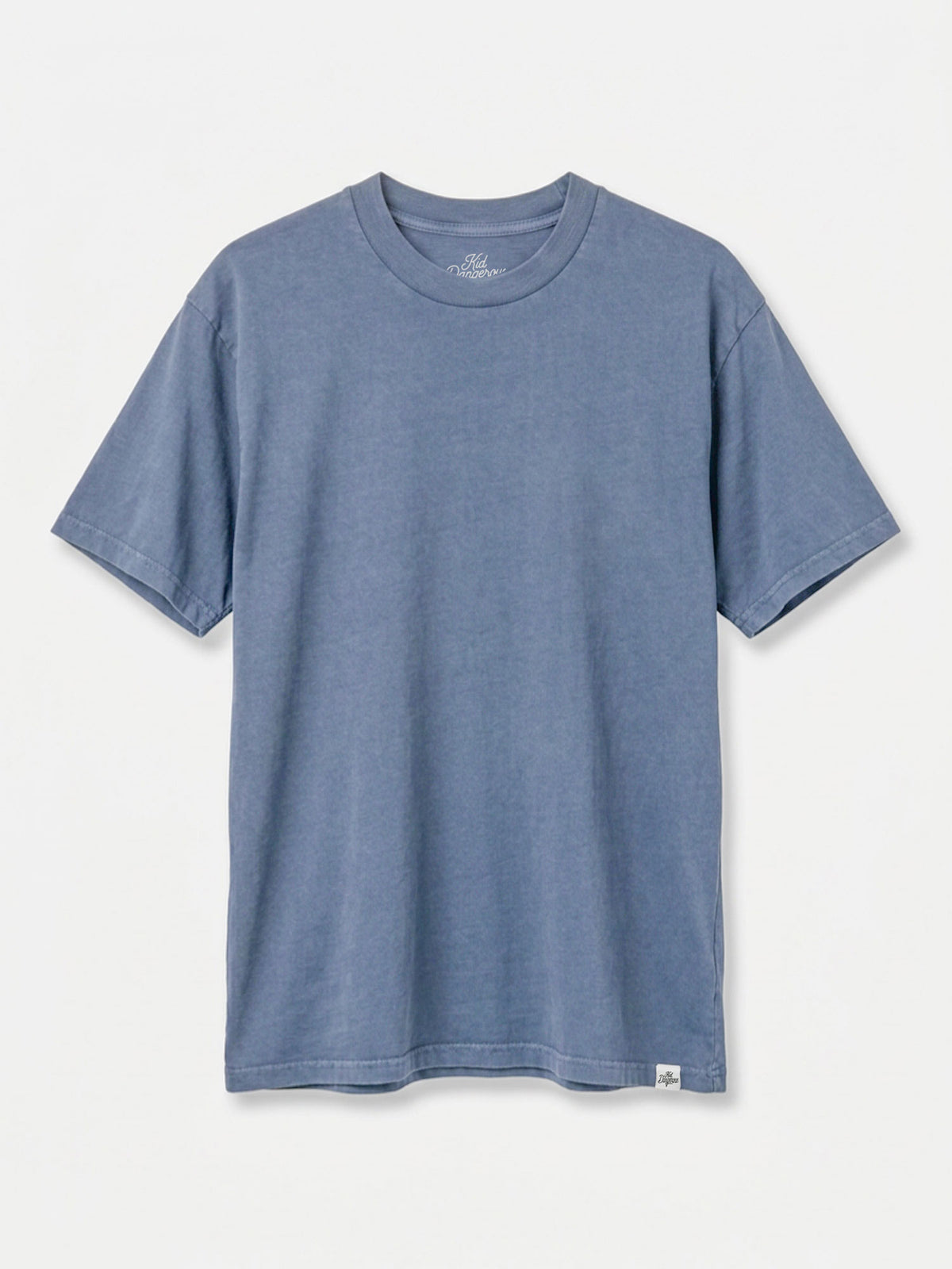 Slate Blue Pigment Dyed Heavyweight Tee