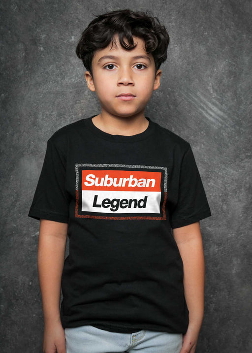 Suburban Legend Inverted Kid's Black T-Shirt