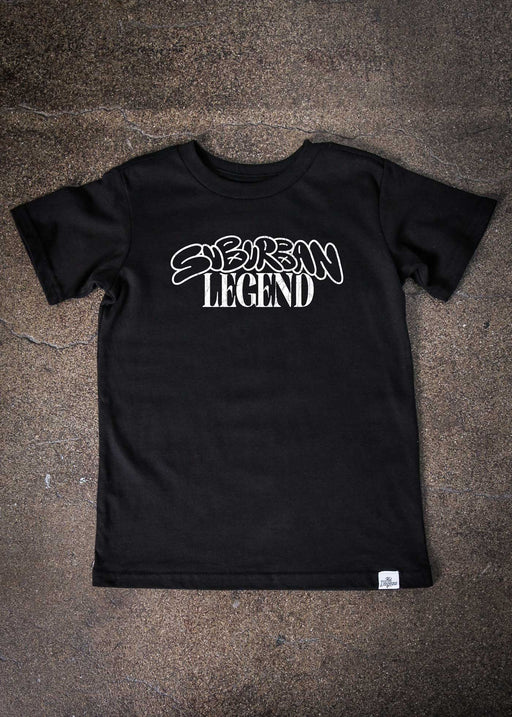 Suburban Legend Kid's Black T-Shirt alternate view