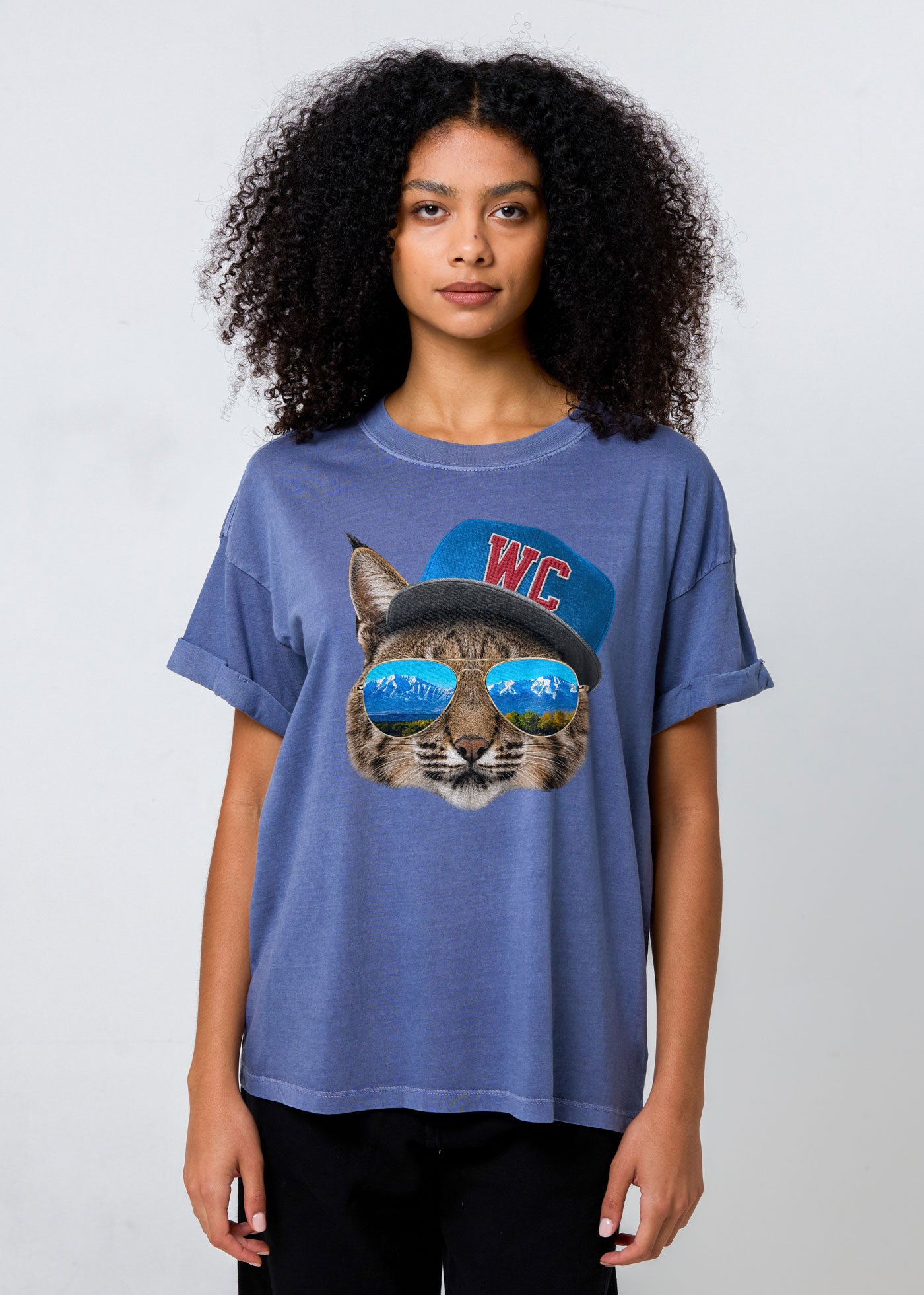 Wildcats Shade Blueberry Boyfriend Tee