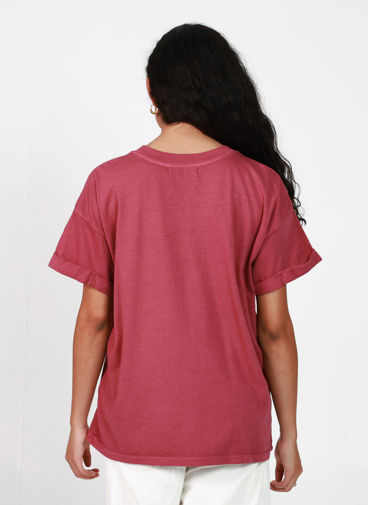 Damn Good Mama Dusty Rose Boyfriend Tee